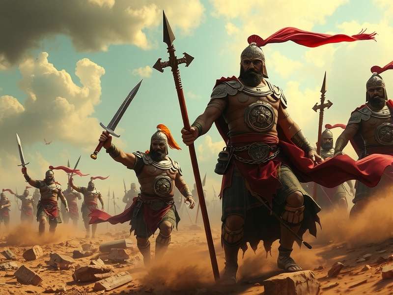 Intense Battle in Tambaram Titans Epic War Tambaram Titans Epic War Battle Scene